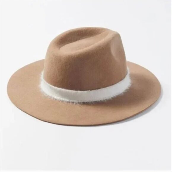 ⭐️ Felt Panama Hipster Sun Beach Hipster Hippie Peasant Art Cottage Street Hat - Picture 3 of 6